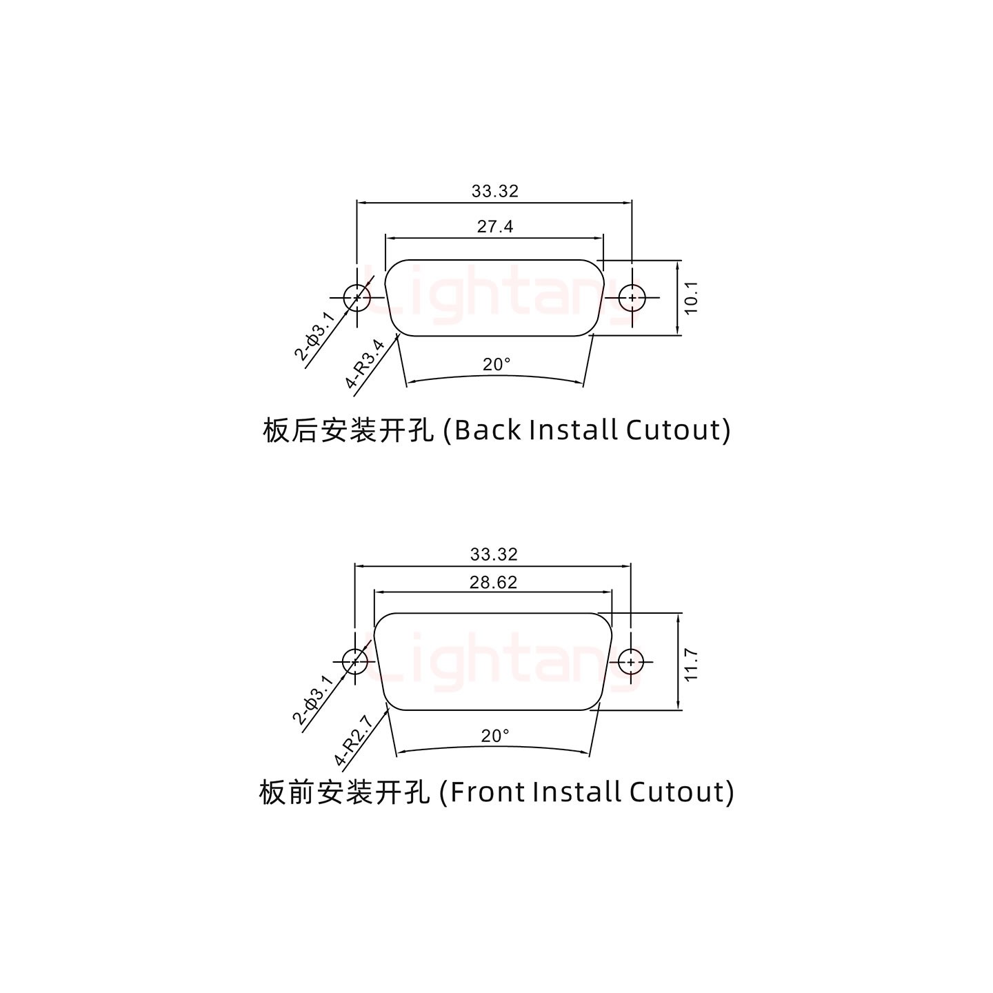 防水DB15 母 焊線式 鎖螺絲 車(chē)針