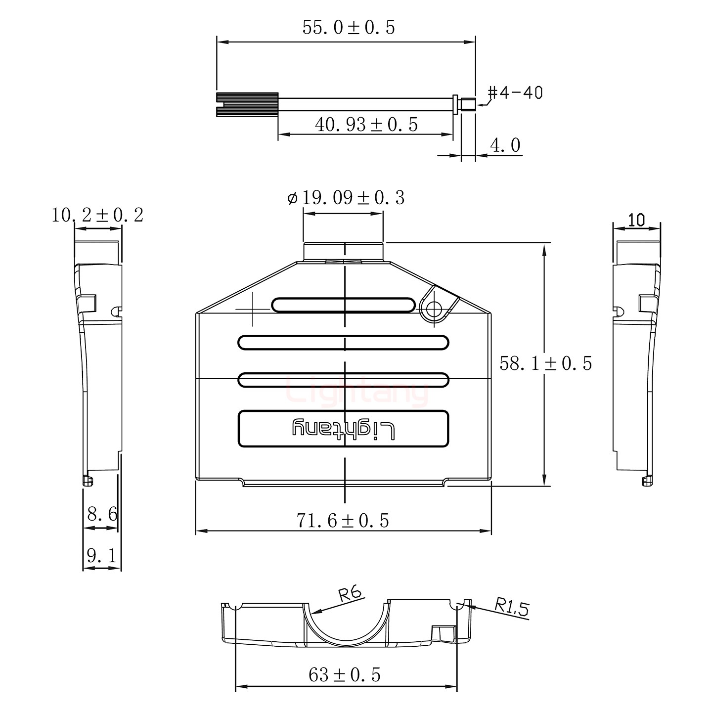 8W8公焊線(xiàn)式50歐姆+37P金屬外殼2185直出線(xiàn)4~12mm