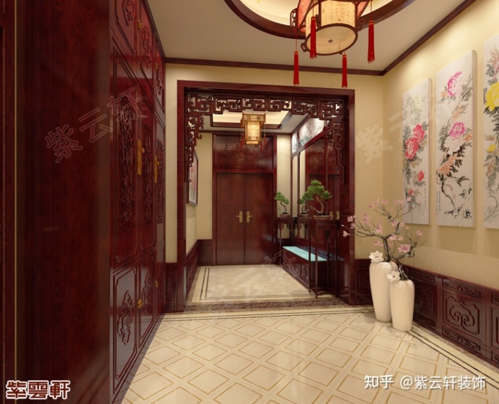 唯美中式古典裝修效果圖，你心動了嗎？