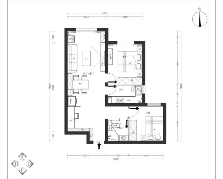 80㎡的兩室一廳怎么設(shè)計(jì)？不如看看這兩套徐建平的作品！