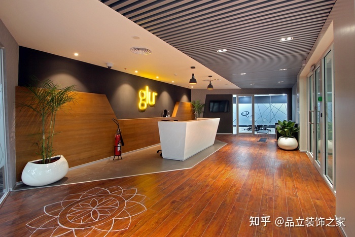 如何設計形象墻的布局，辦公室設計類別