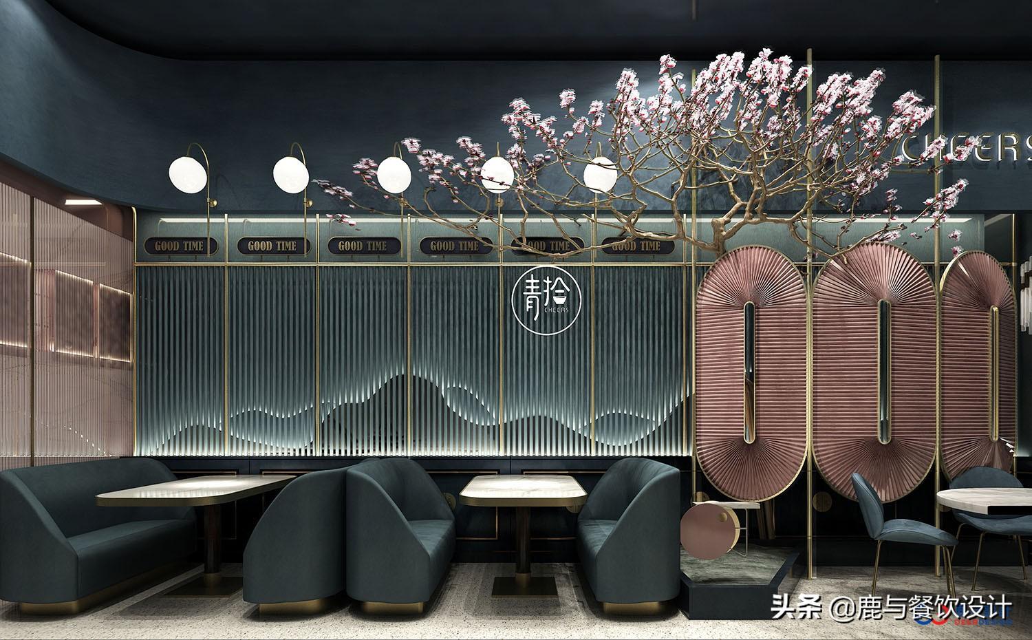 餐廳設(shè)計的時候背景墻如何進(jìn)行搭配？鹿與餐飲設(shè)計