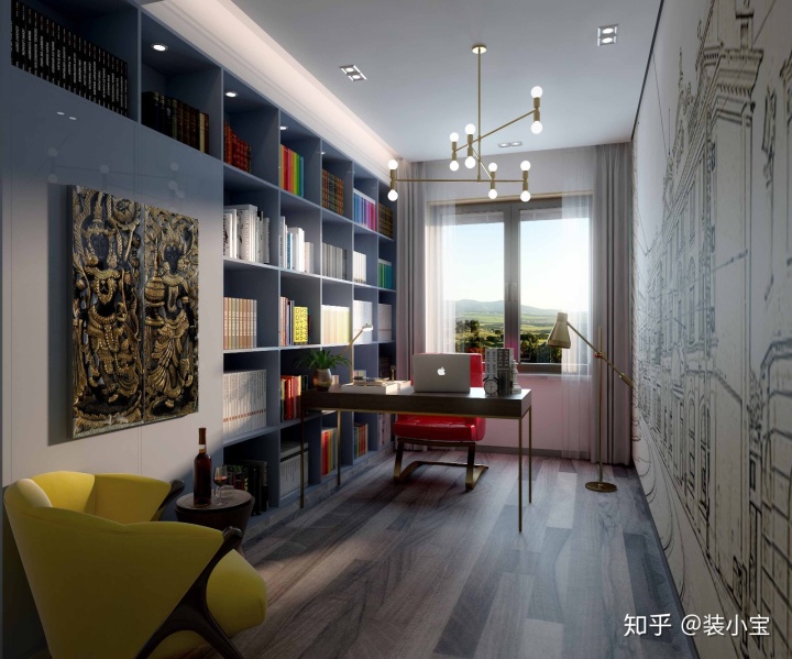 這五款書房裝修設(shè)計(jì)的風(fēng)格，每一款都能找到一種靈感