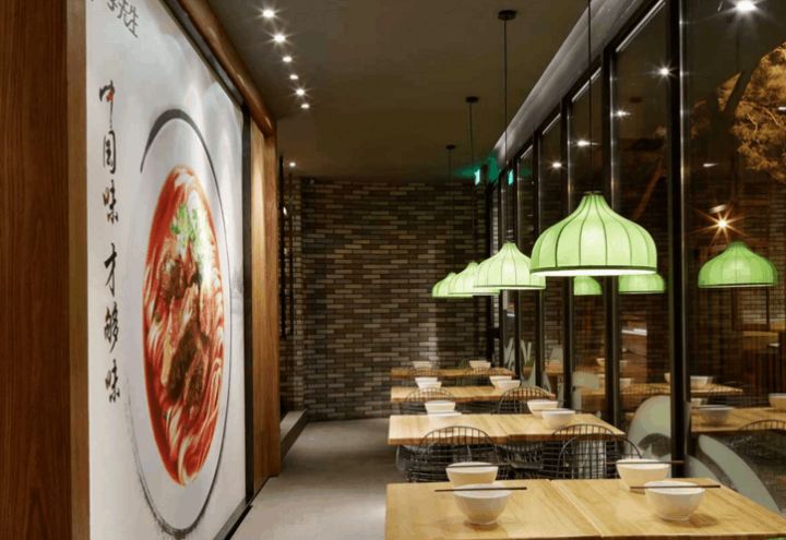牛肉面餐廳平面布局設(shè)計，裝修施工效果，對品牌店影響有多大